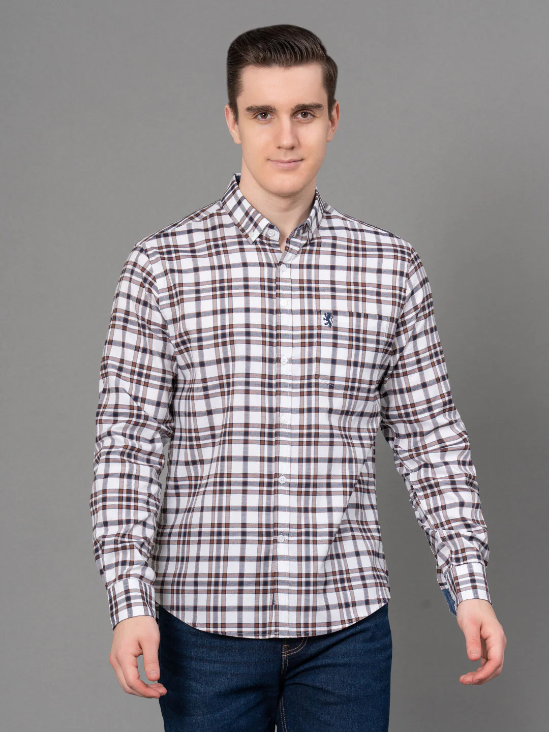 Casual Checked Shirt For Men - Image 6