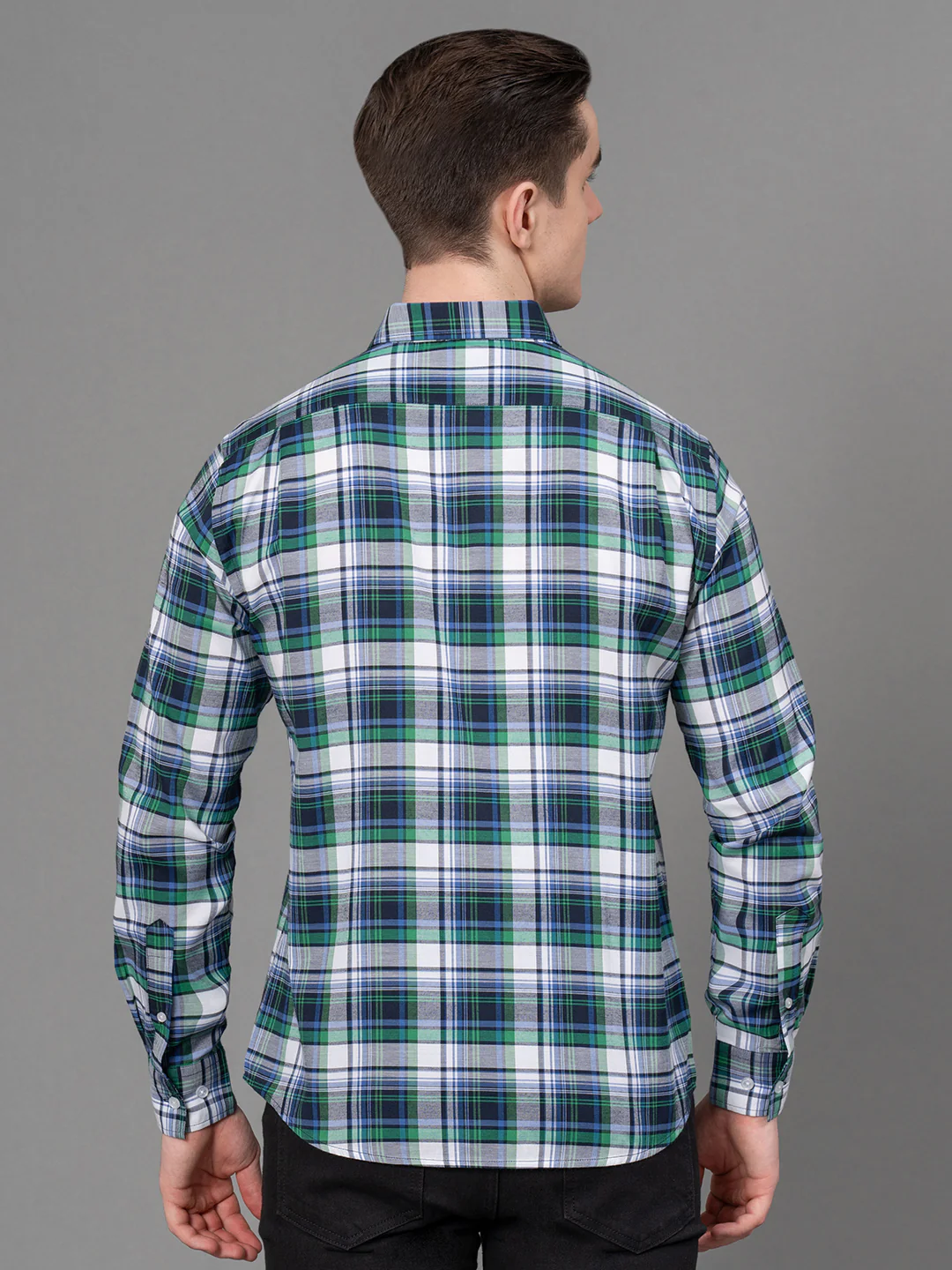 Casual Checked Shirt For Men - Image 3