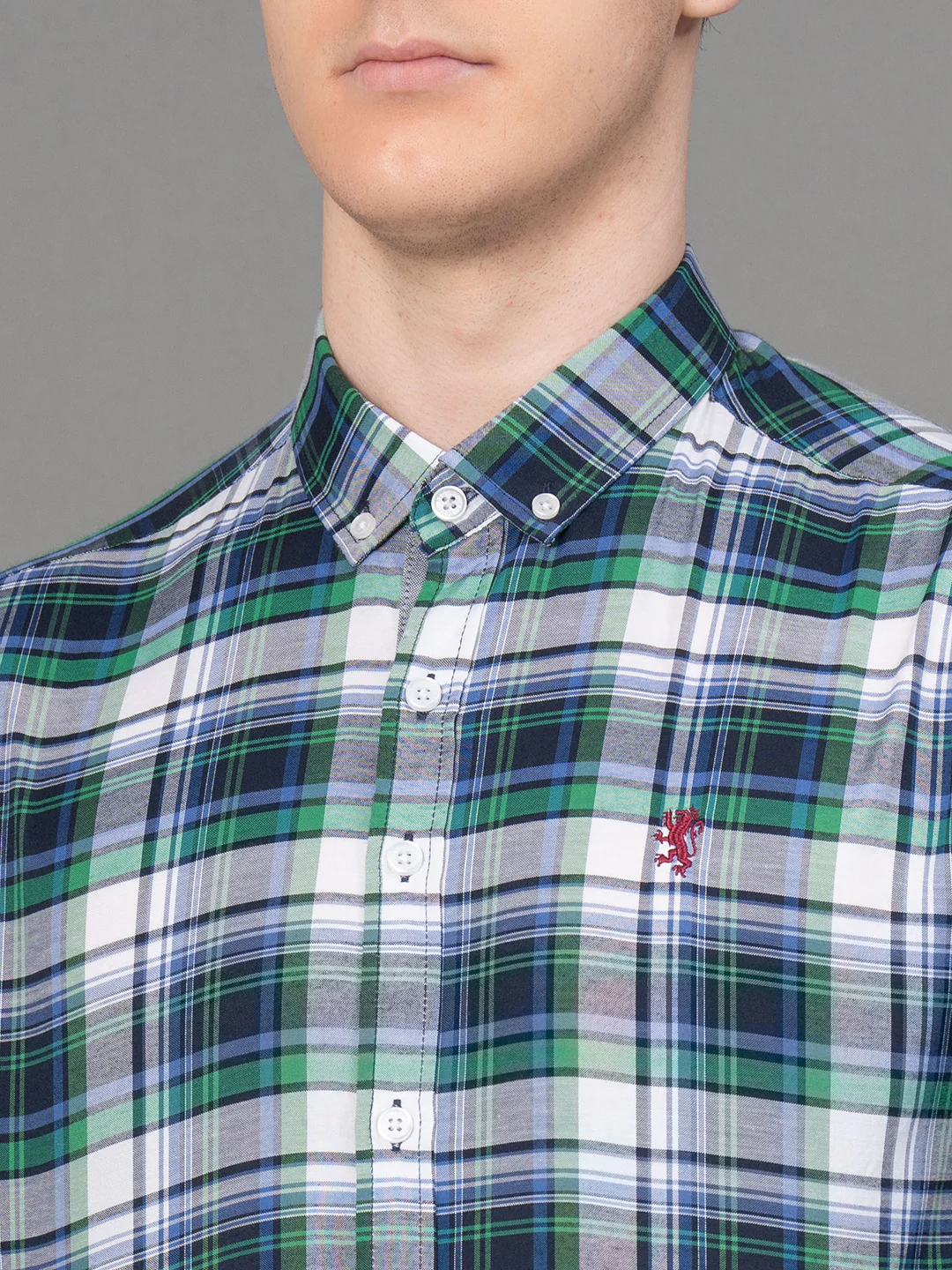 Casual Checked Shirt For Men - Image 4