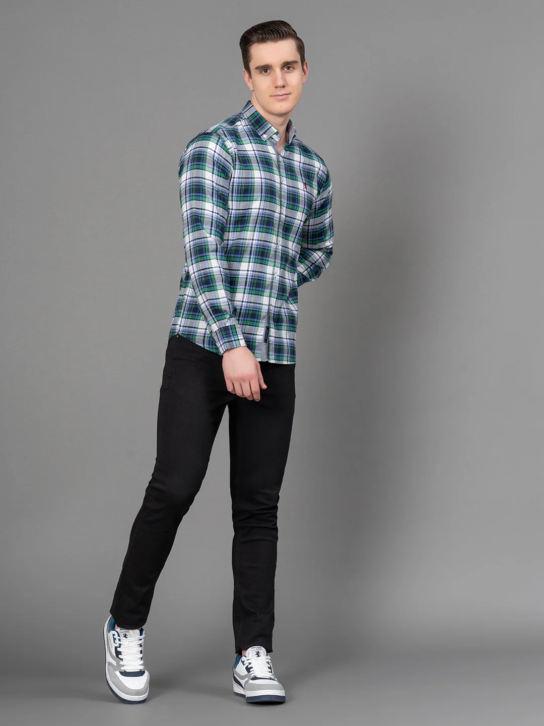 Casual Checked Shirt For Men - Image 5