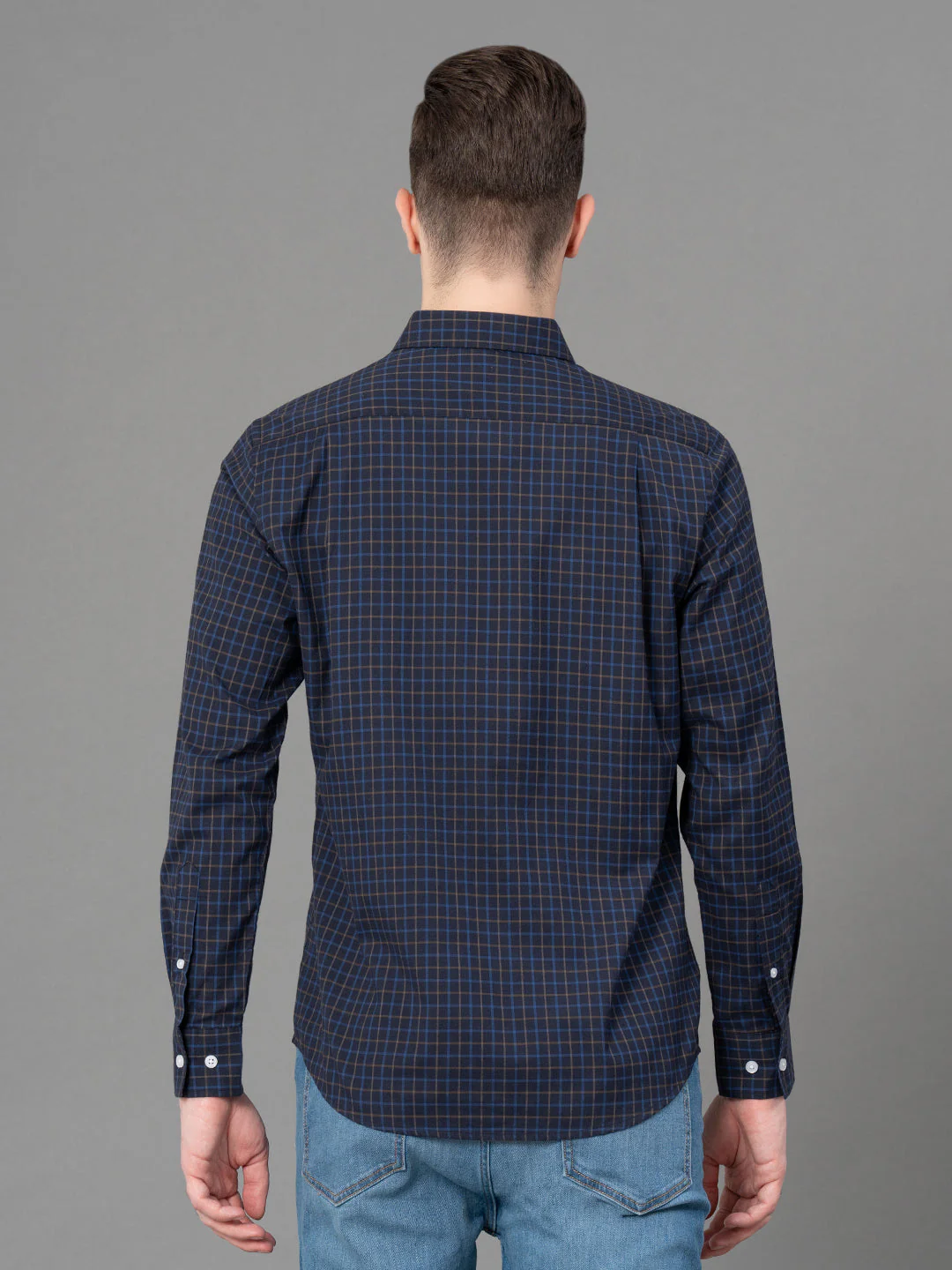 Casual Checked Shirt For Men - Image 3