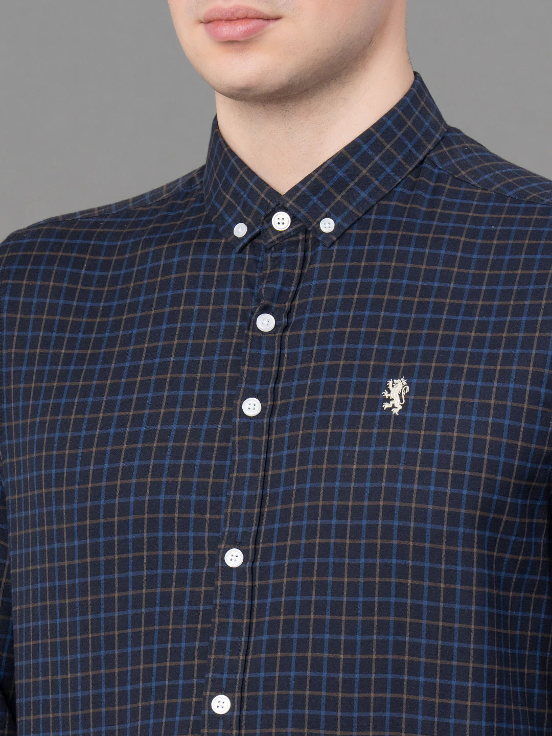 Casual Checked Shirt For Men - Image 4