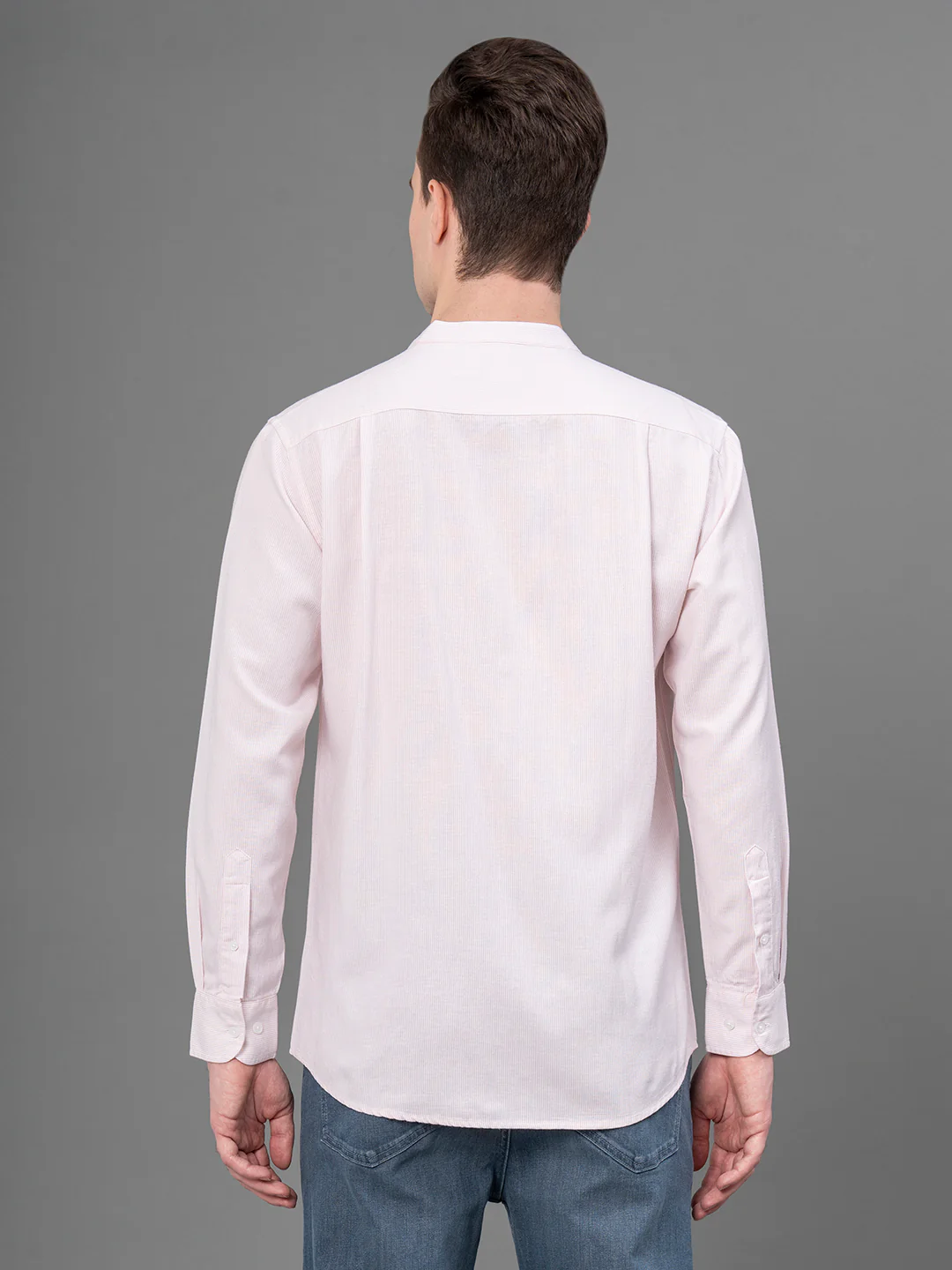 Casual Mandarin Shirt For Men - Image 3