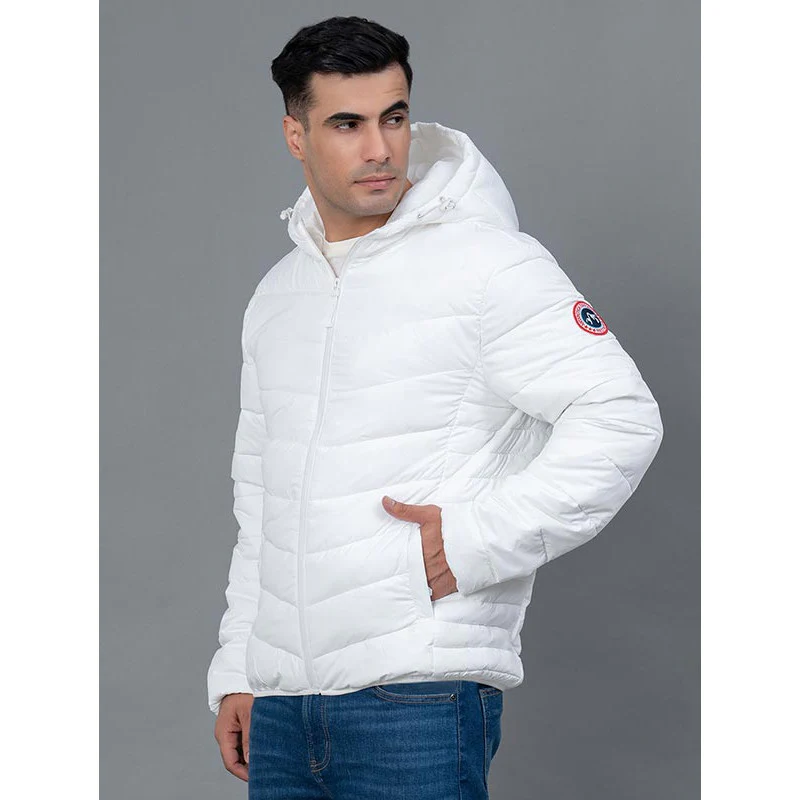 Casual Padded Jacket with Hood for Men - Image 2