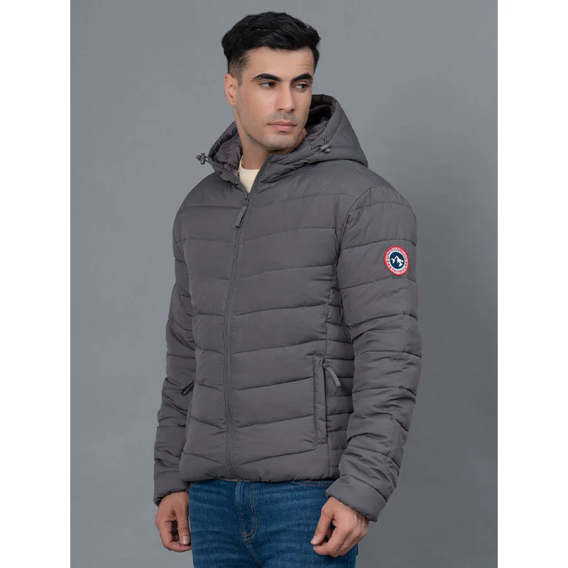 Casual Padded Jacket with Hood for Men - Image 2