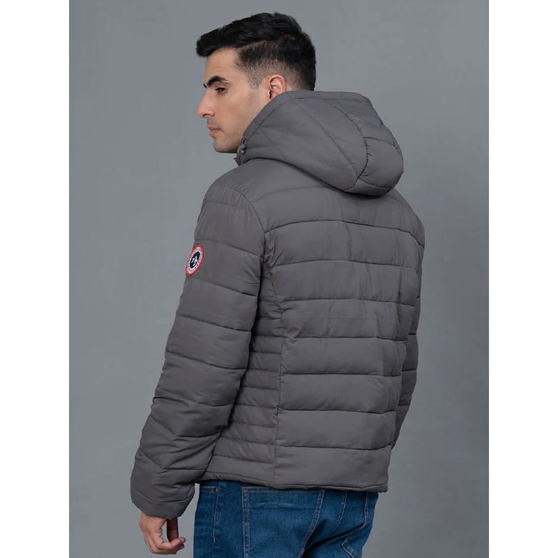 Casual Padded Jacket with Hood for Men - Image 3