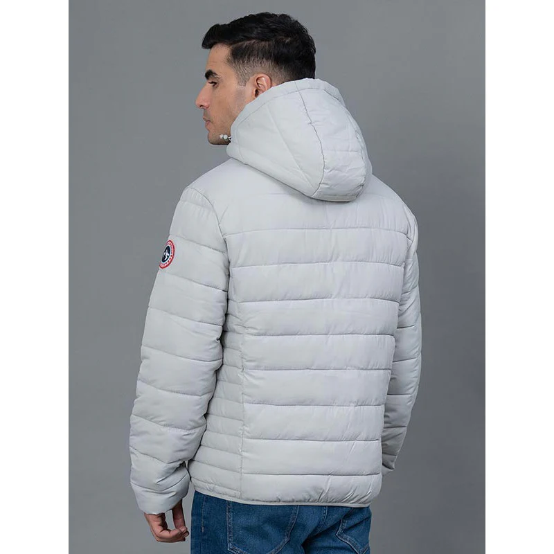 Casual Padded Jacket with Hood for Men - Image 3