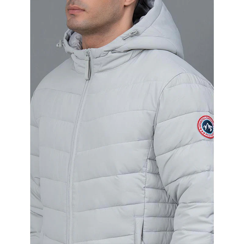 Casual Padded Jacket with Hood for Men - Image 4