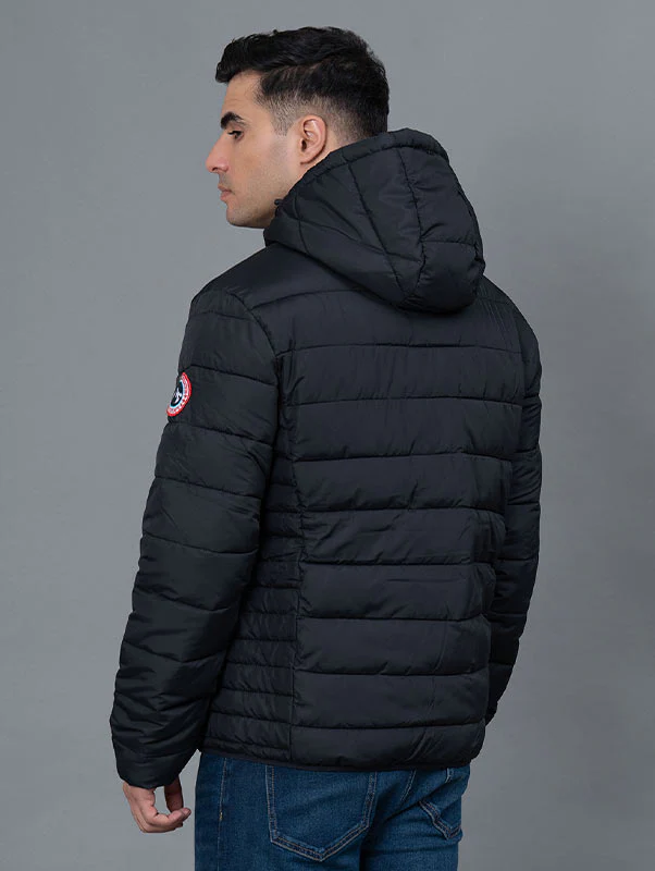 Casual Padded Jacket with Hood for Men - Image 3