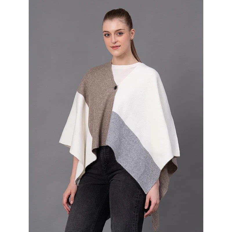 Casual Poncho Sweater for Women - Image 2