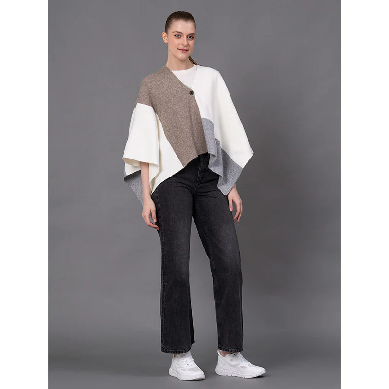 Casual Poncho Sweater for Women - Image 5