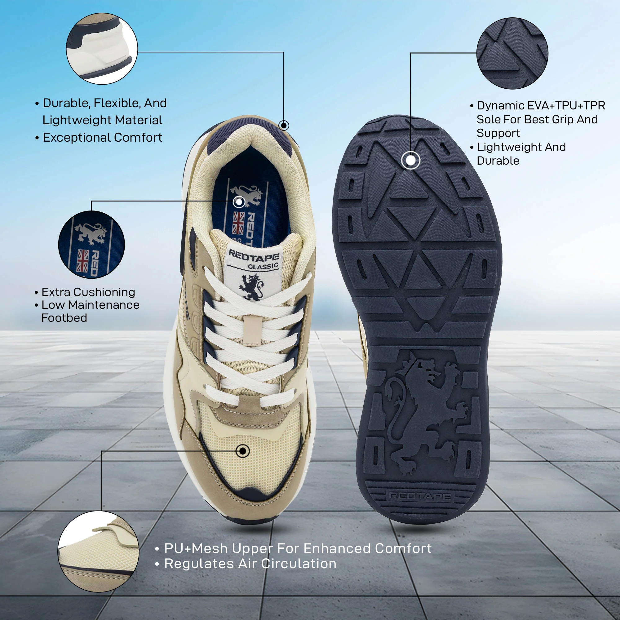 Casual Shoes for Men | Elegantly Rounded Front, Soothing Insole & Impact-Resistant Comfort - Image 8