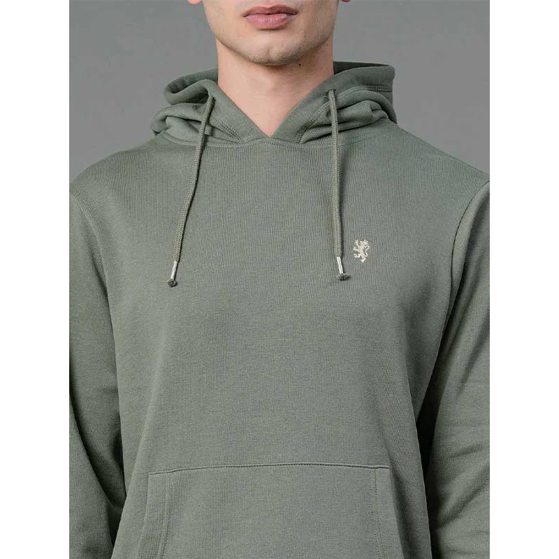 Casual Solid Hoodie For Men - Image 4