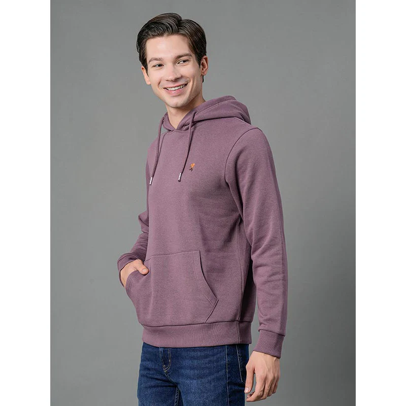 Casual Solid Hoodie For Men - Image 2
