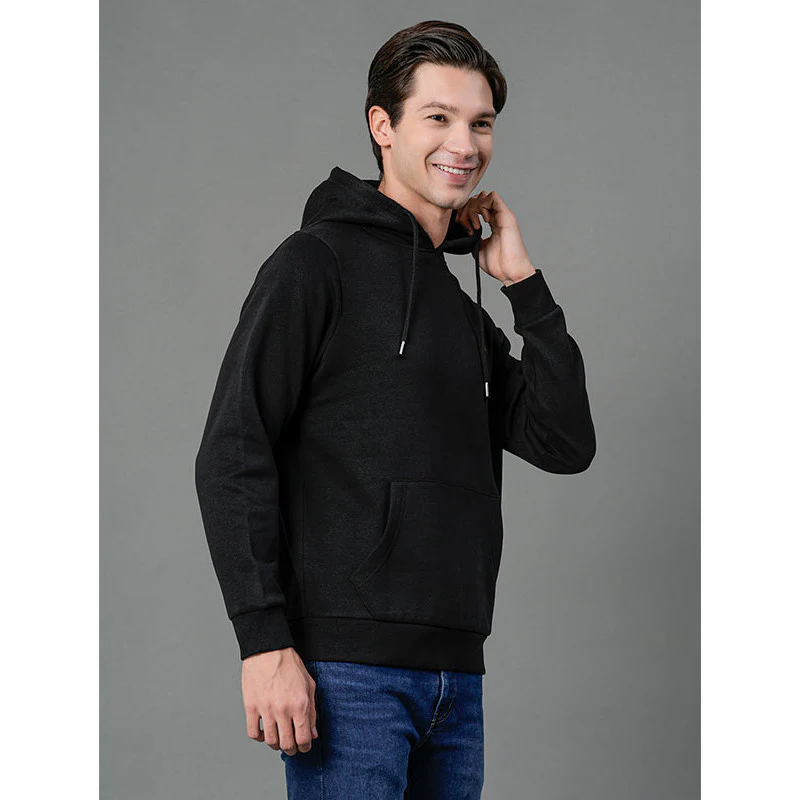 Casual Solid Hoodie For Men - Image 2