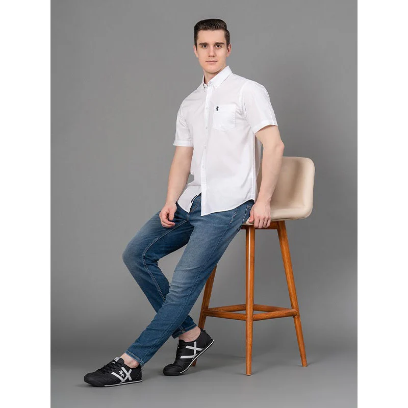 Casual Solid Shirt For Men - Image 5