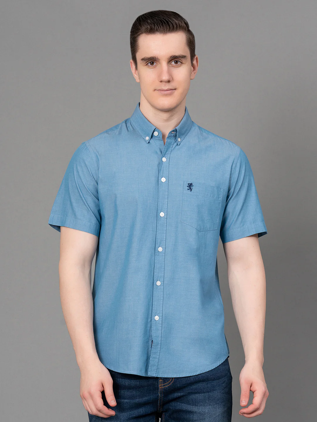 Casual Solid Shirt For Men - Image 2