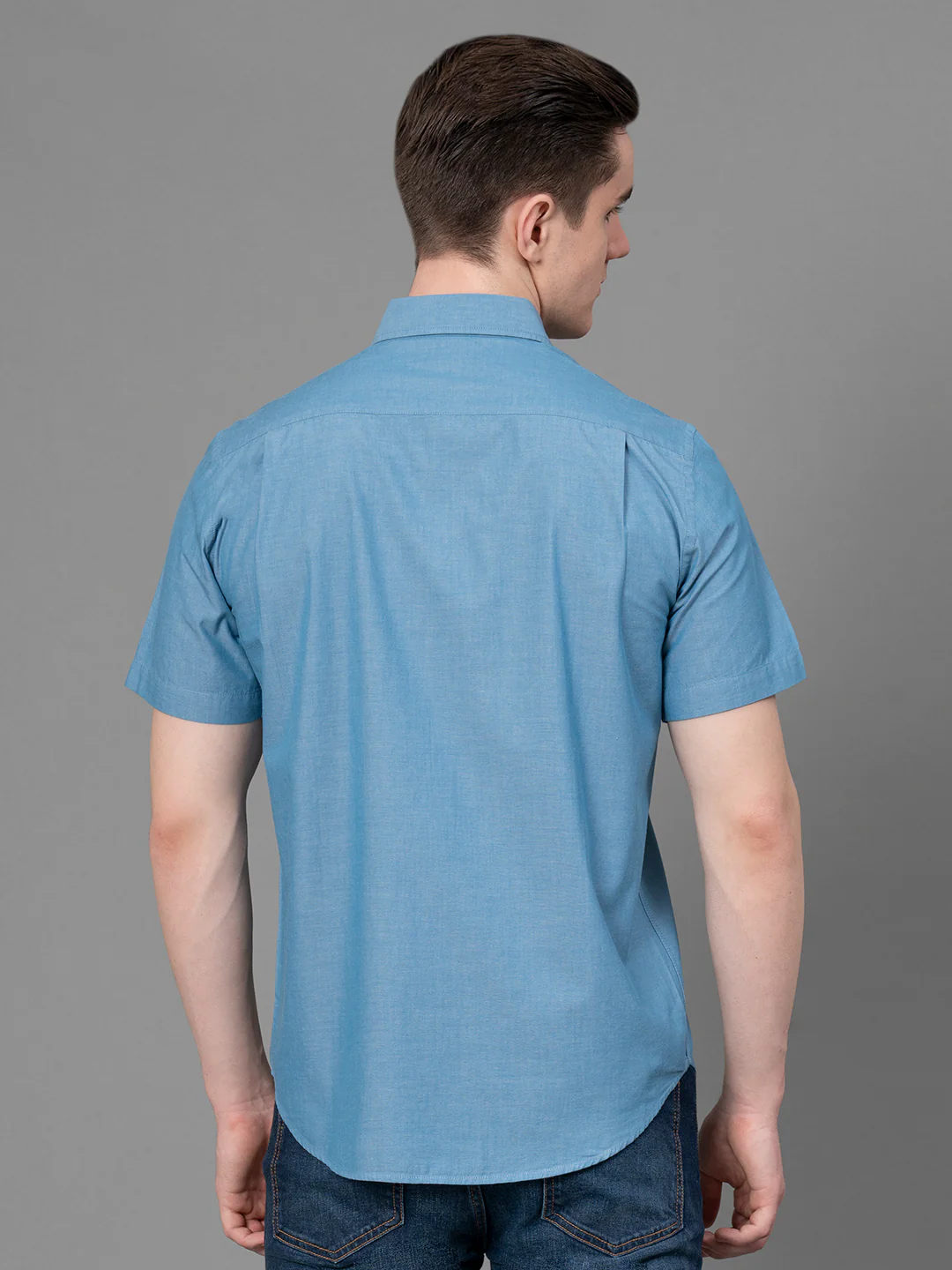 Casual Solid Shirt For Men - Image 4