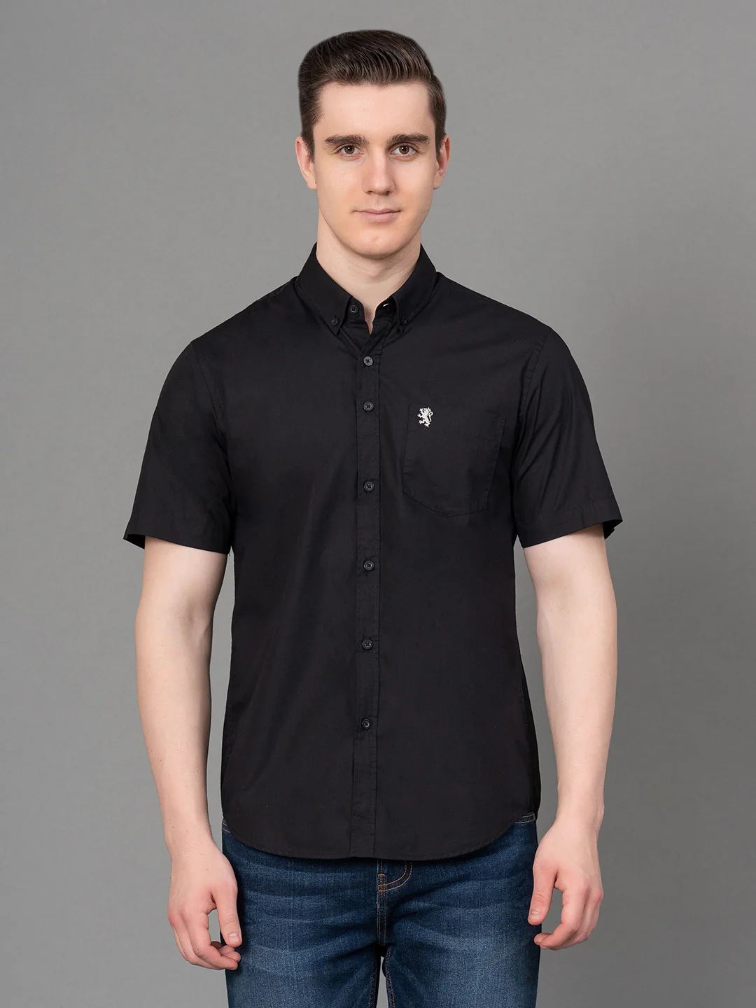 Casual Solid Shirt For Men - Image 2