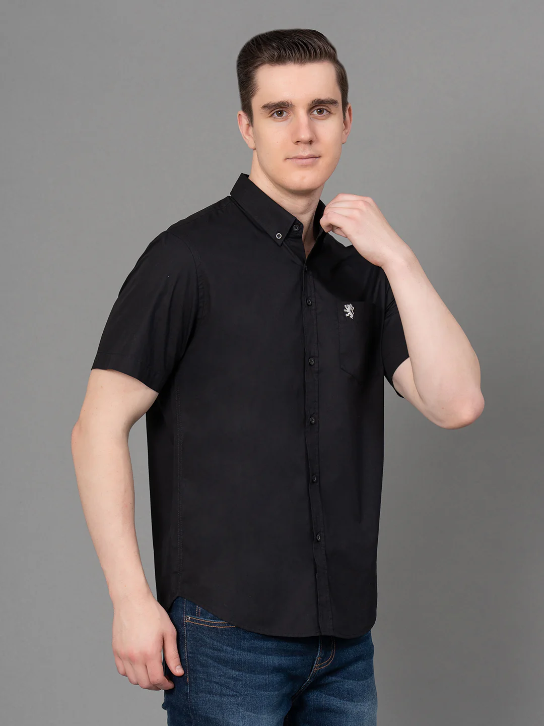 Casual Solid Shirt For Men - Image 3