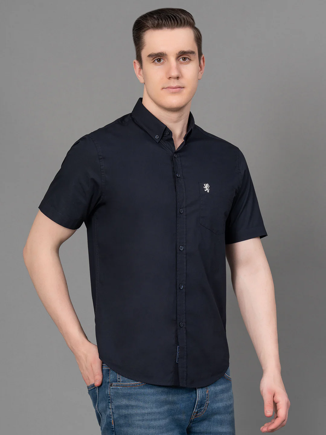Casual Solid Shirt For Men - Image 3