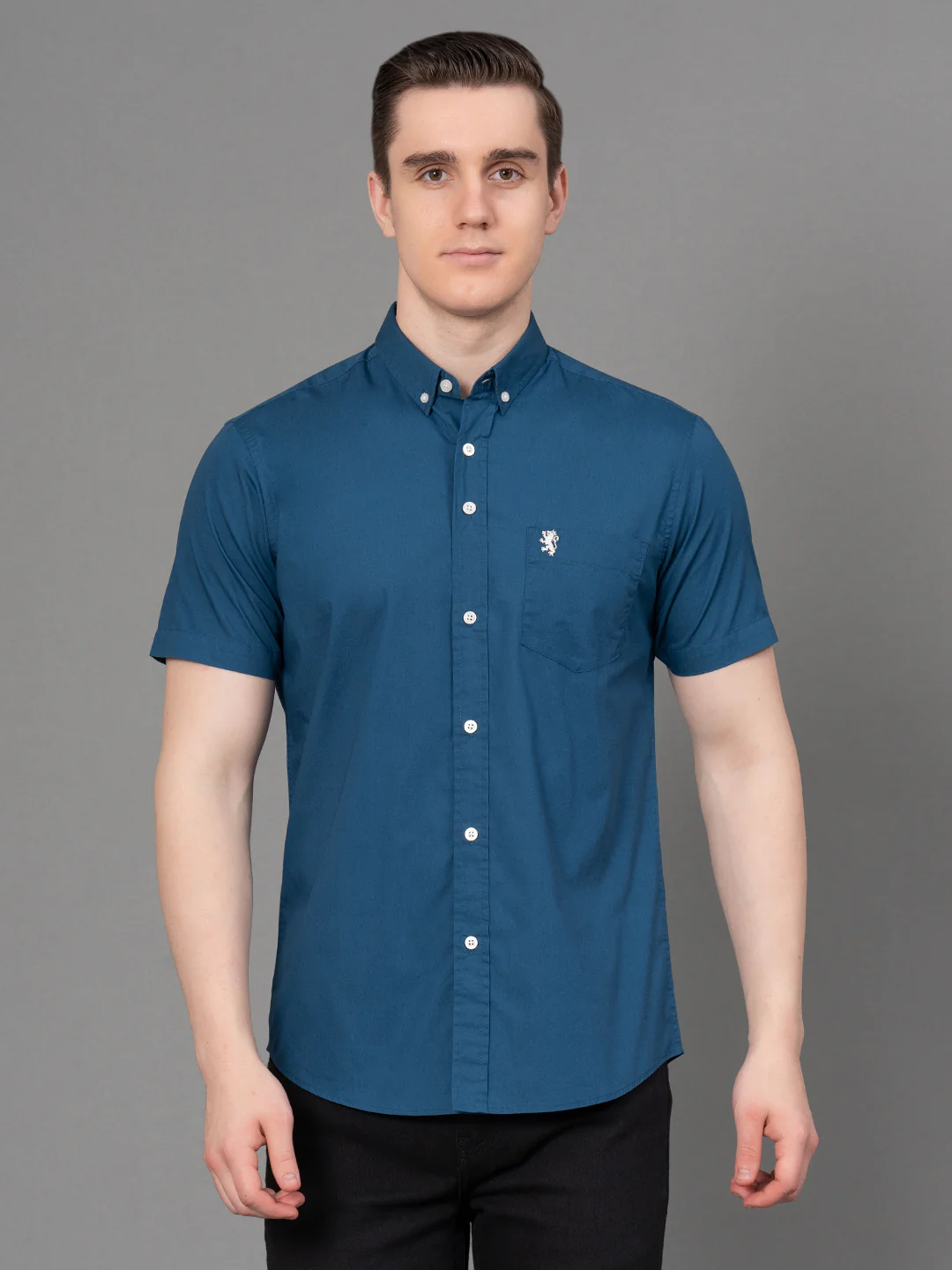 Casual Solid Shirt For Men - Image 2