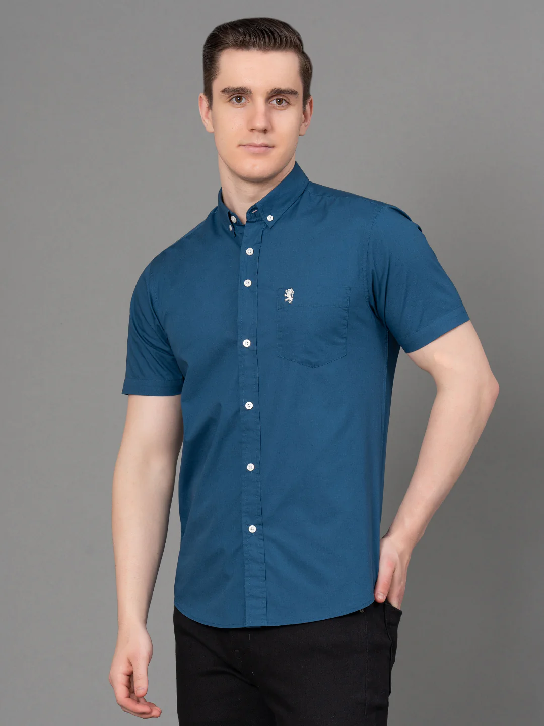 Casual Solid Shirt For Men - Image 7