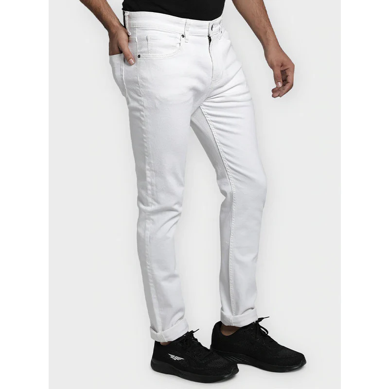 Casual Solid Skinny Jeans For Men - Image 2