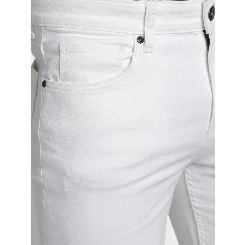 Casual Solid Skinny Jeans For Men - Image 4