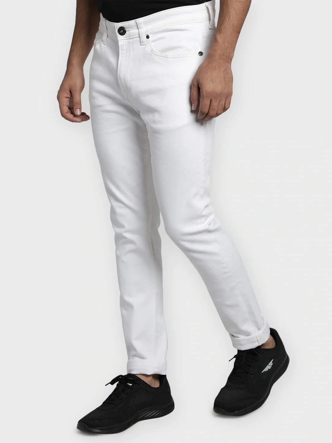 Casual Solid Skinny Jeans For Men - Image 6