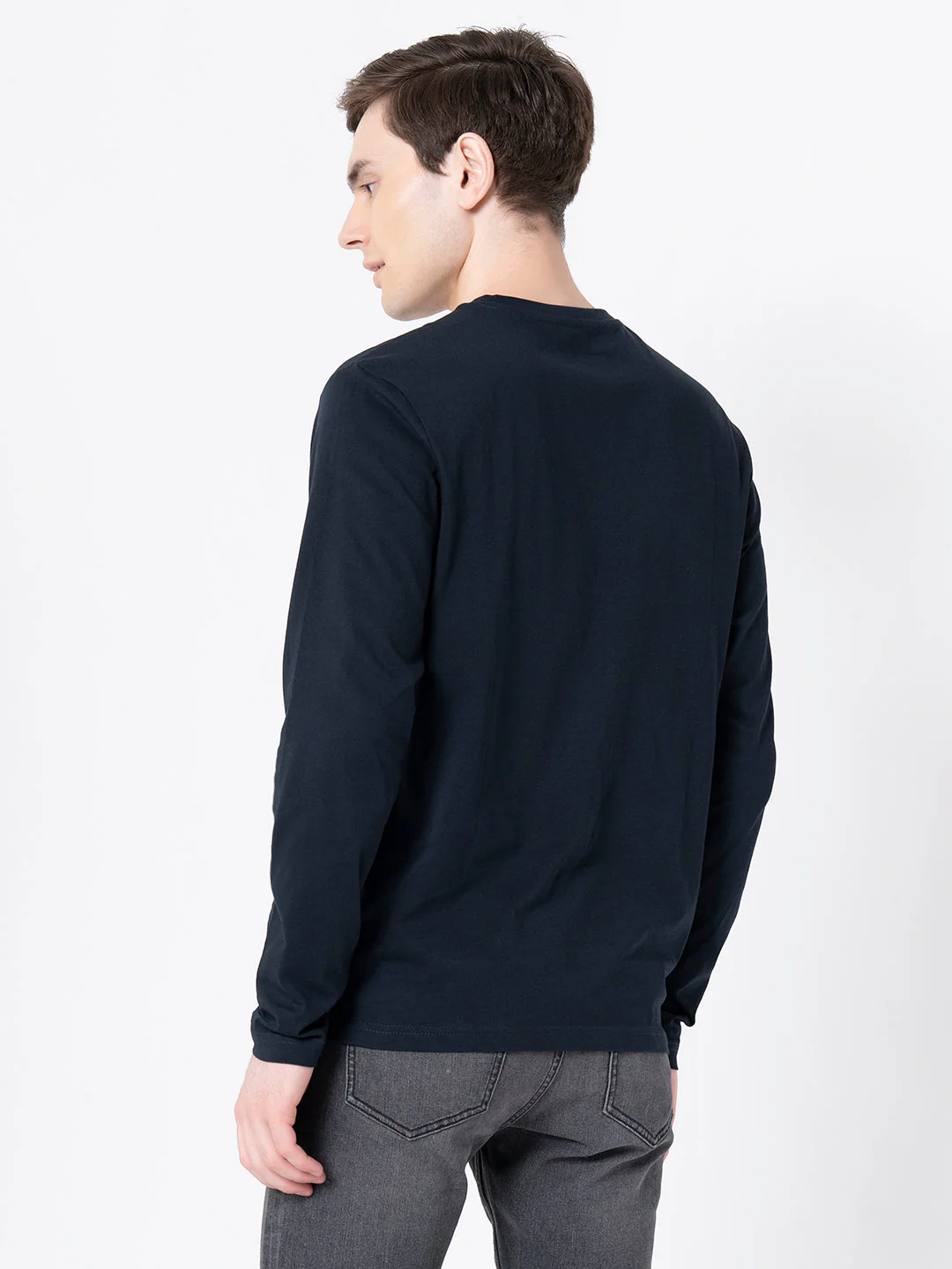 Casual Solid T-Shirt For Men - Image 3
