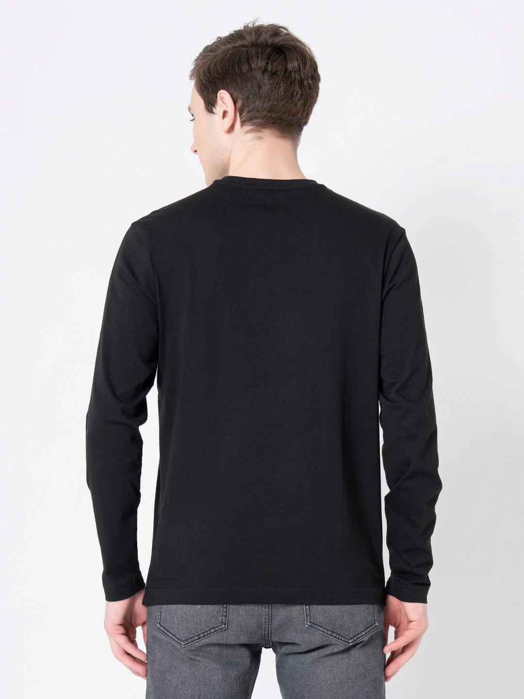 Casual Solid T-Shirt For Men - Image 3