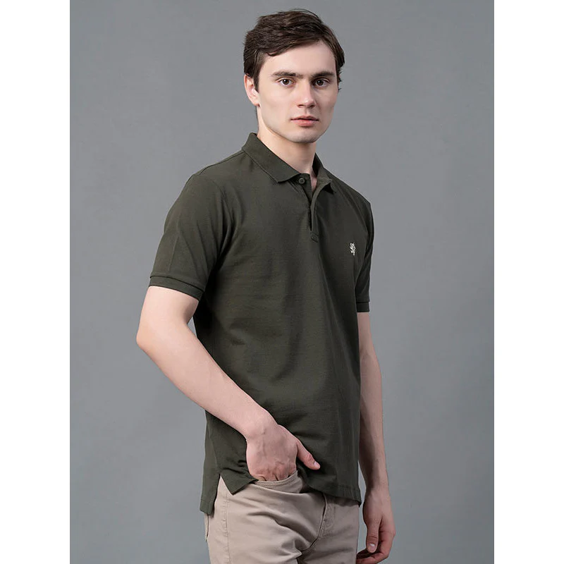 Casual Solid T-Shirt For Men - Image 2