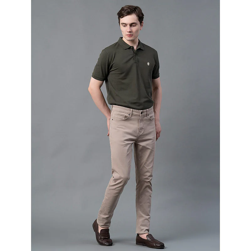 Casual Solid T-Shirt For Men - Image 5