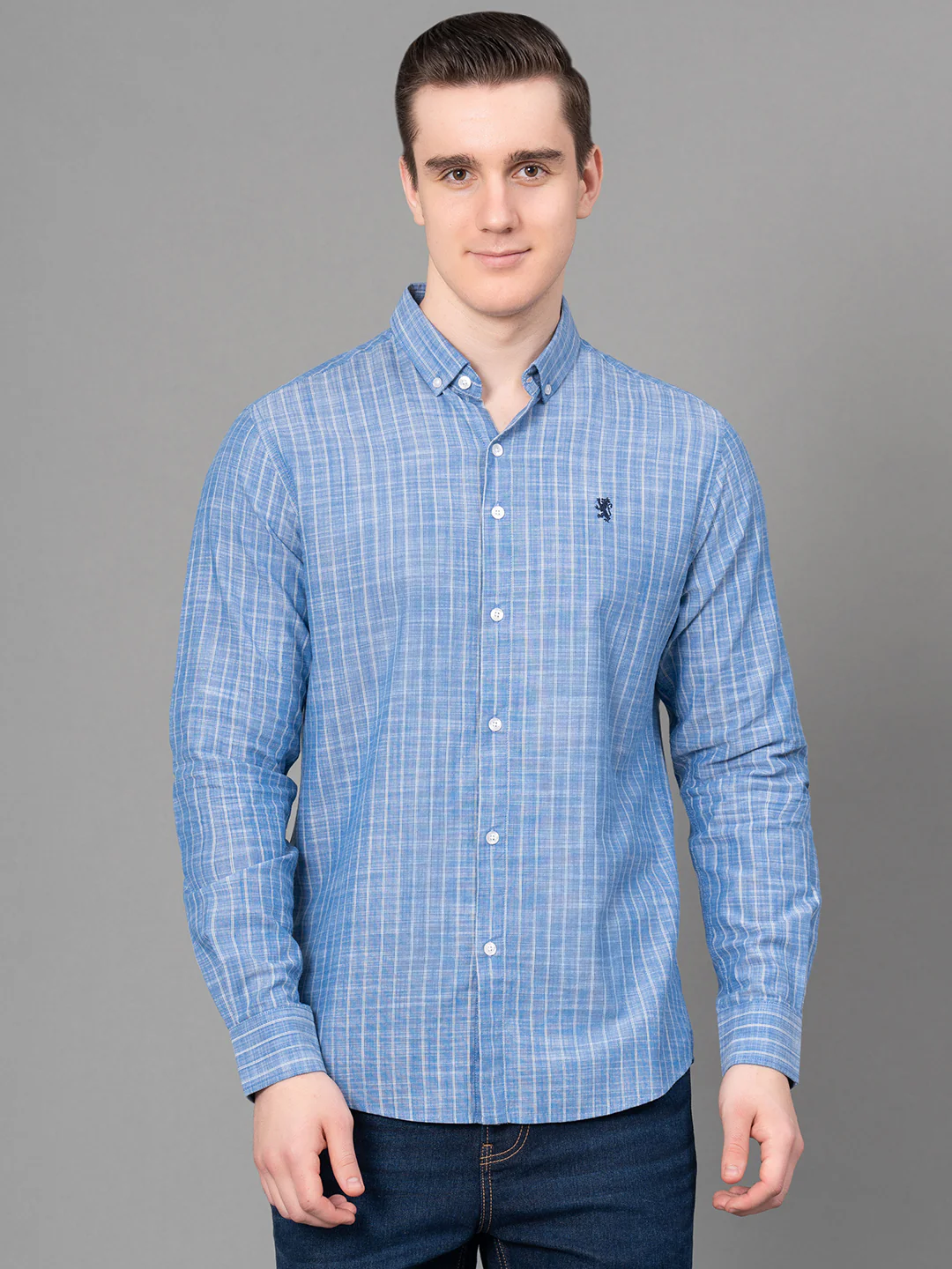 Casual Striped Shirt For Men - Image 2