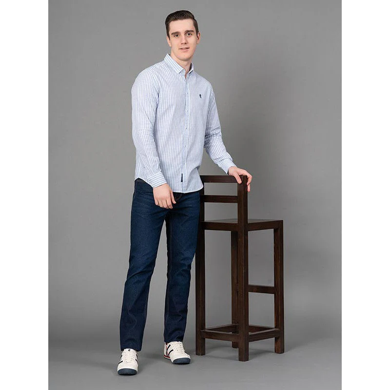Casual Striped Shirt For Men - Image 5