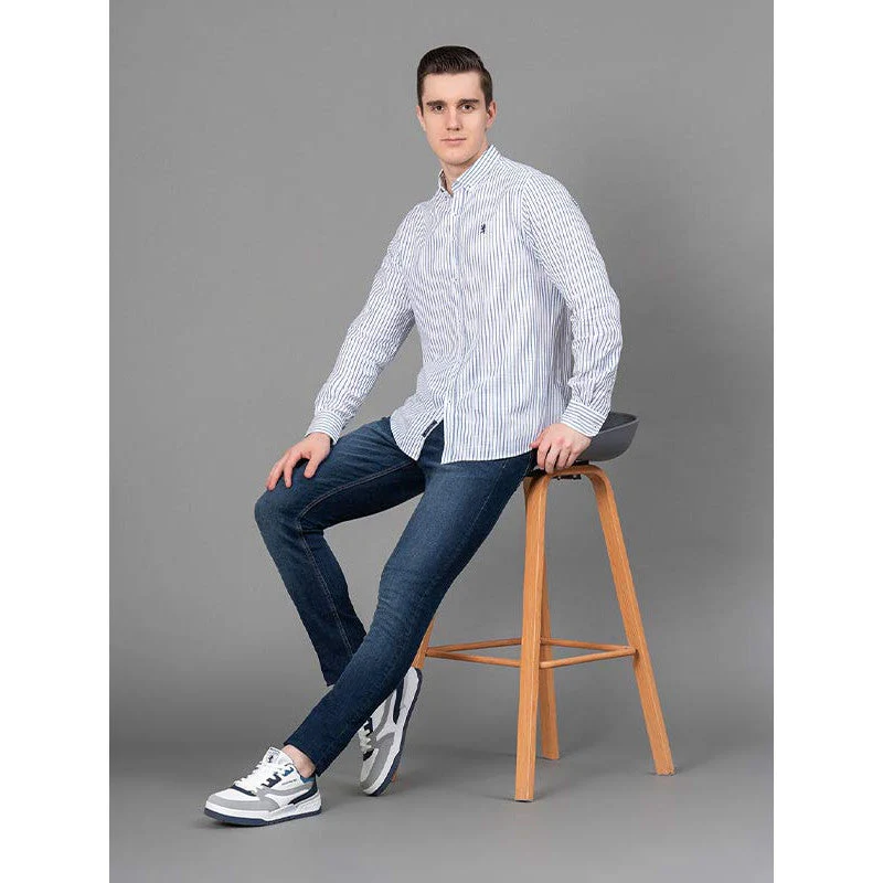 Casual Striped Shirt For Men - Image 5