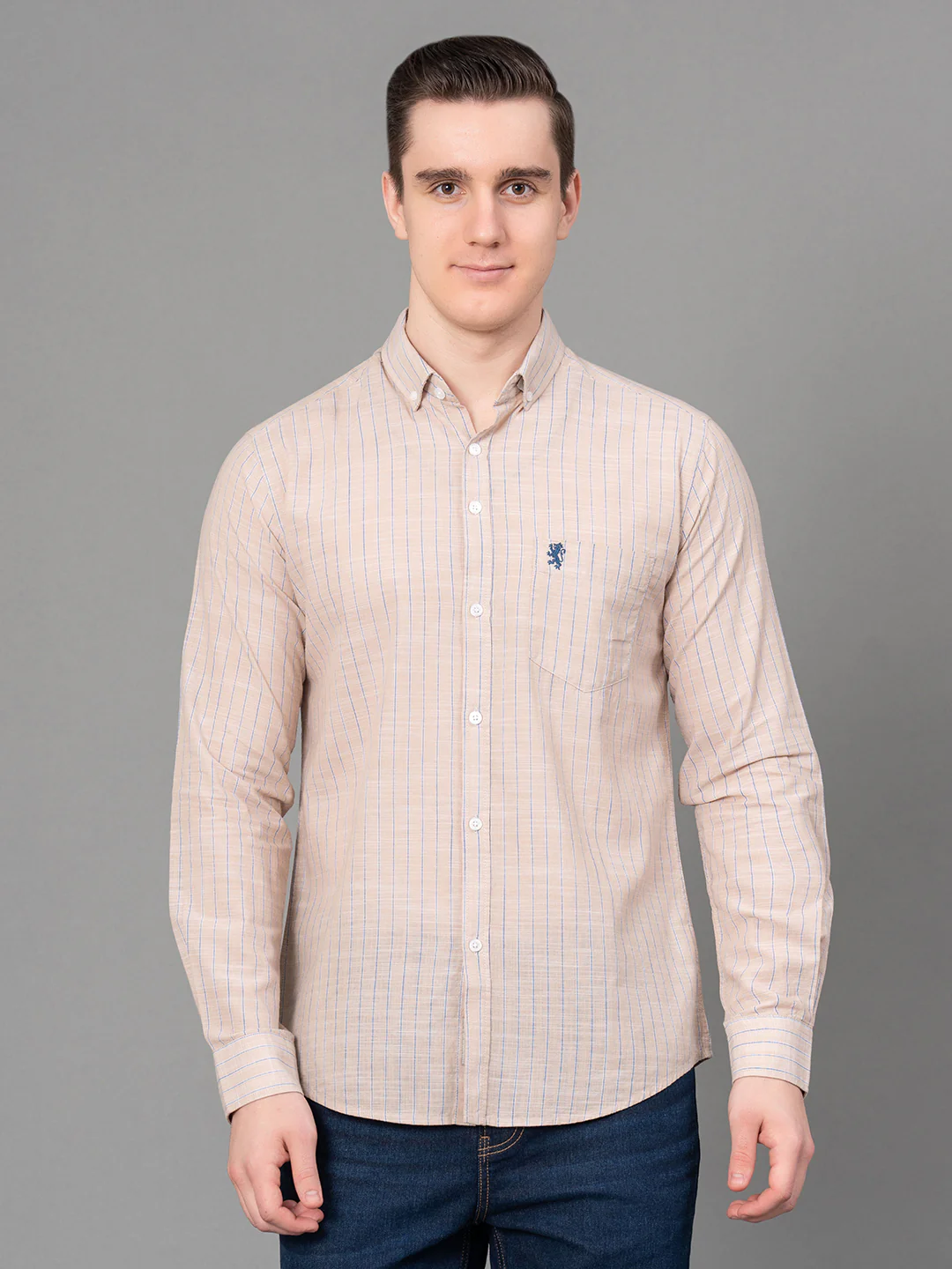 Casual Striped Shirt For Men - Image 2
