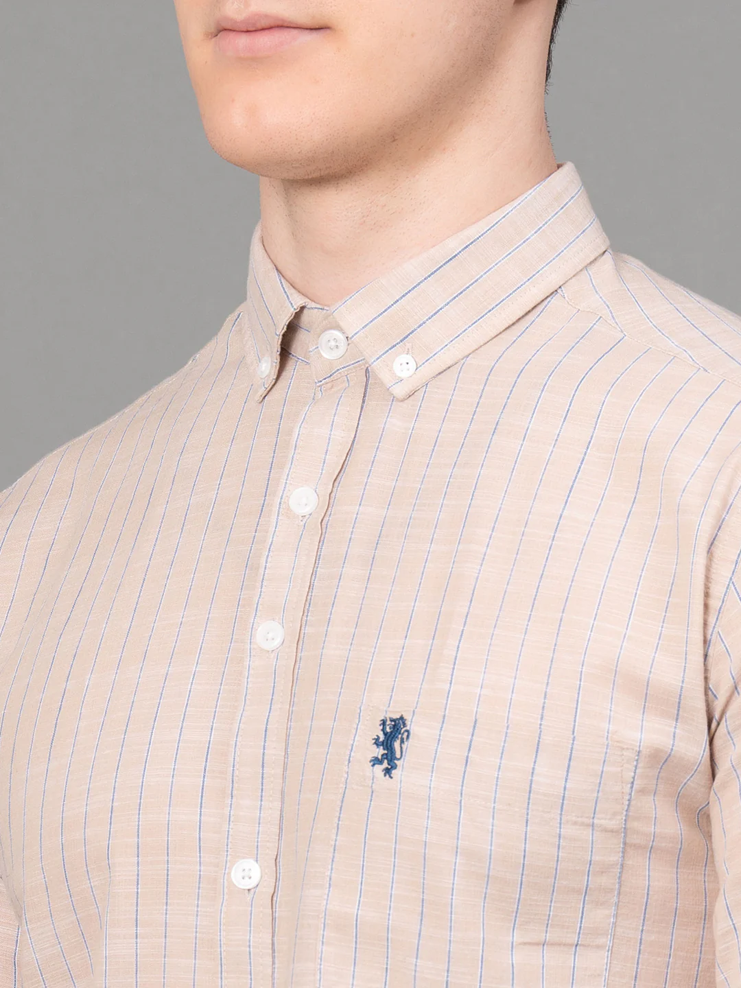 Casual Striped Shirt For Men - Image 5