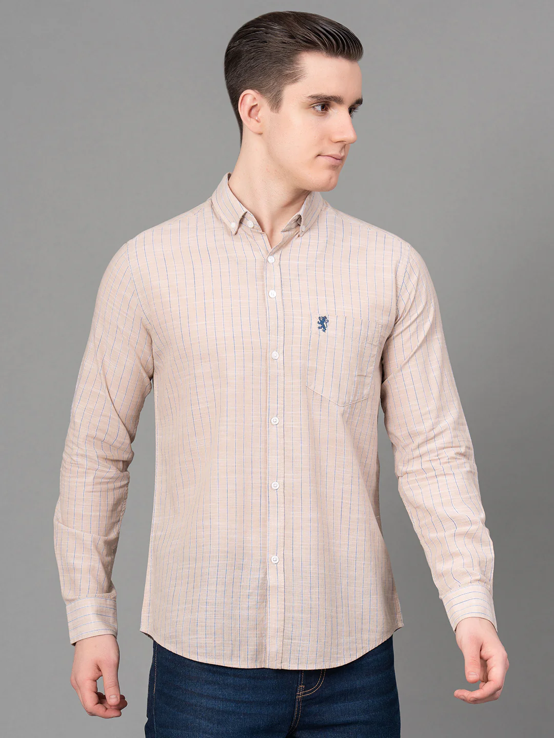 Casual Striped Shirt For Men - Image 7