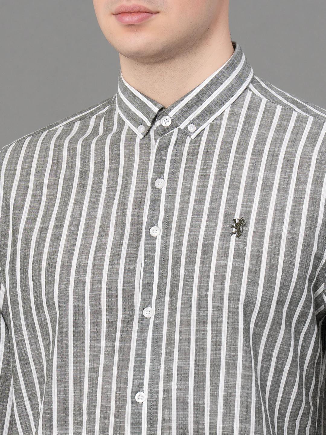 Casual Striped Shirt For Men - Image 4