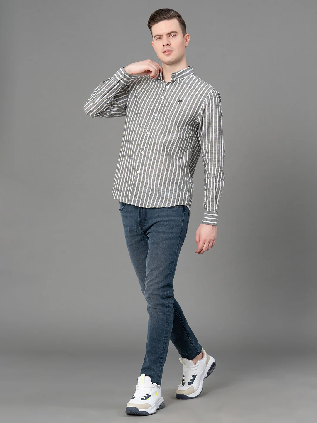 Casual Striped Shirt For Men - Image 5