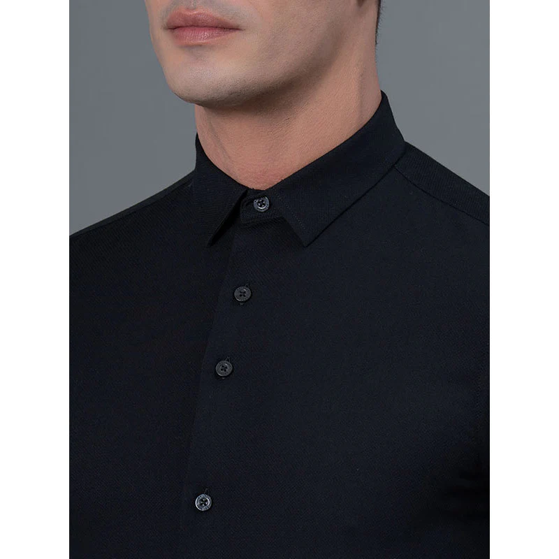 Casual TextuRed Shirt for Men - Image 4