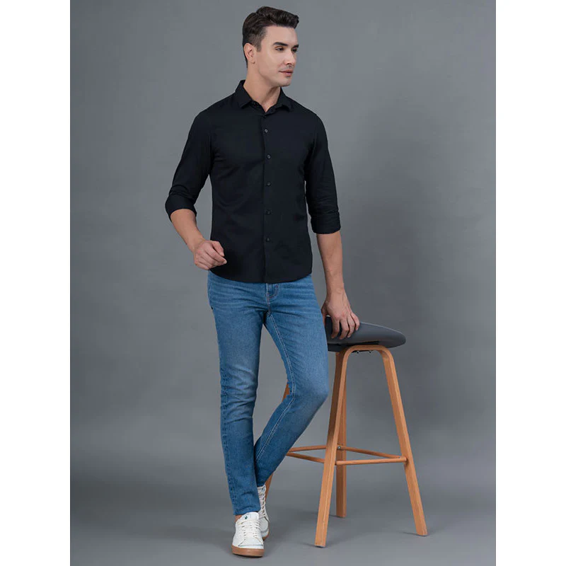 Casual TextuRed Shirt for Men - Image 5
