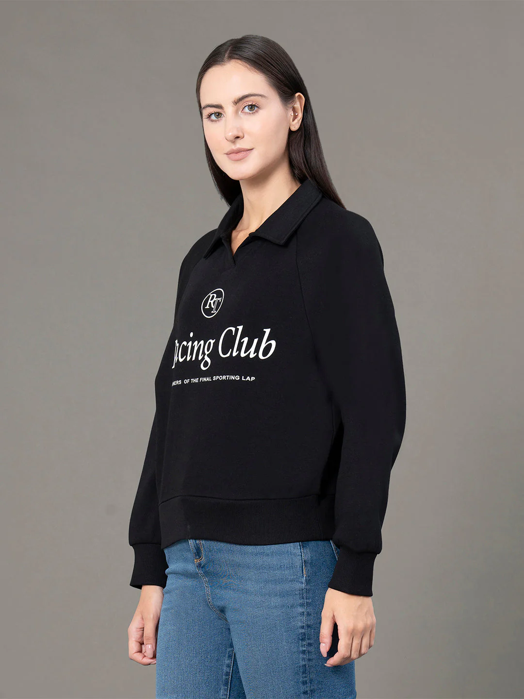 Classic Collar Sweatshirt for Women - Image 2