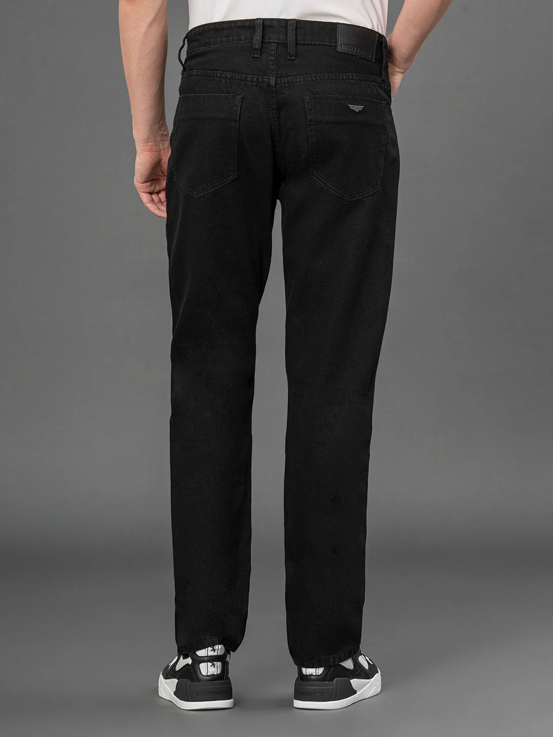 Classic Straight Fit Denim Jeans for Men - Image 3