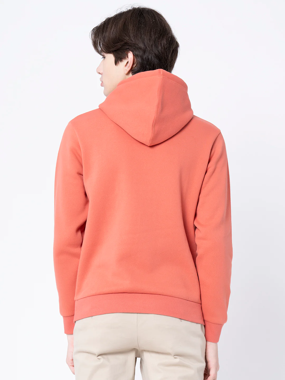 Coral Graphic Print Hoodie for Men - Image 4