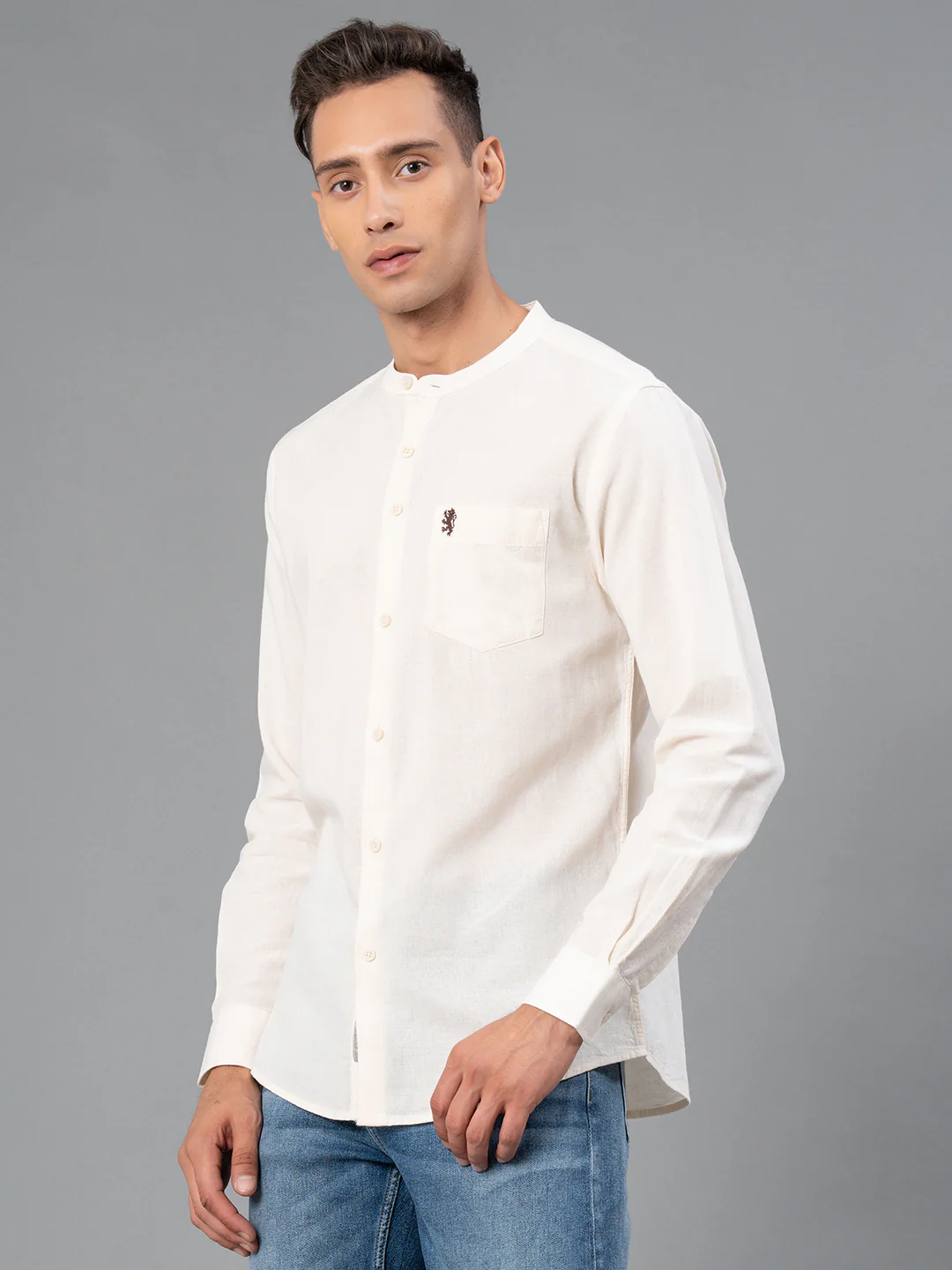 Cotton Linen Men's Shirt - Image 2