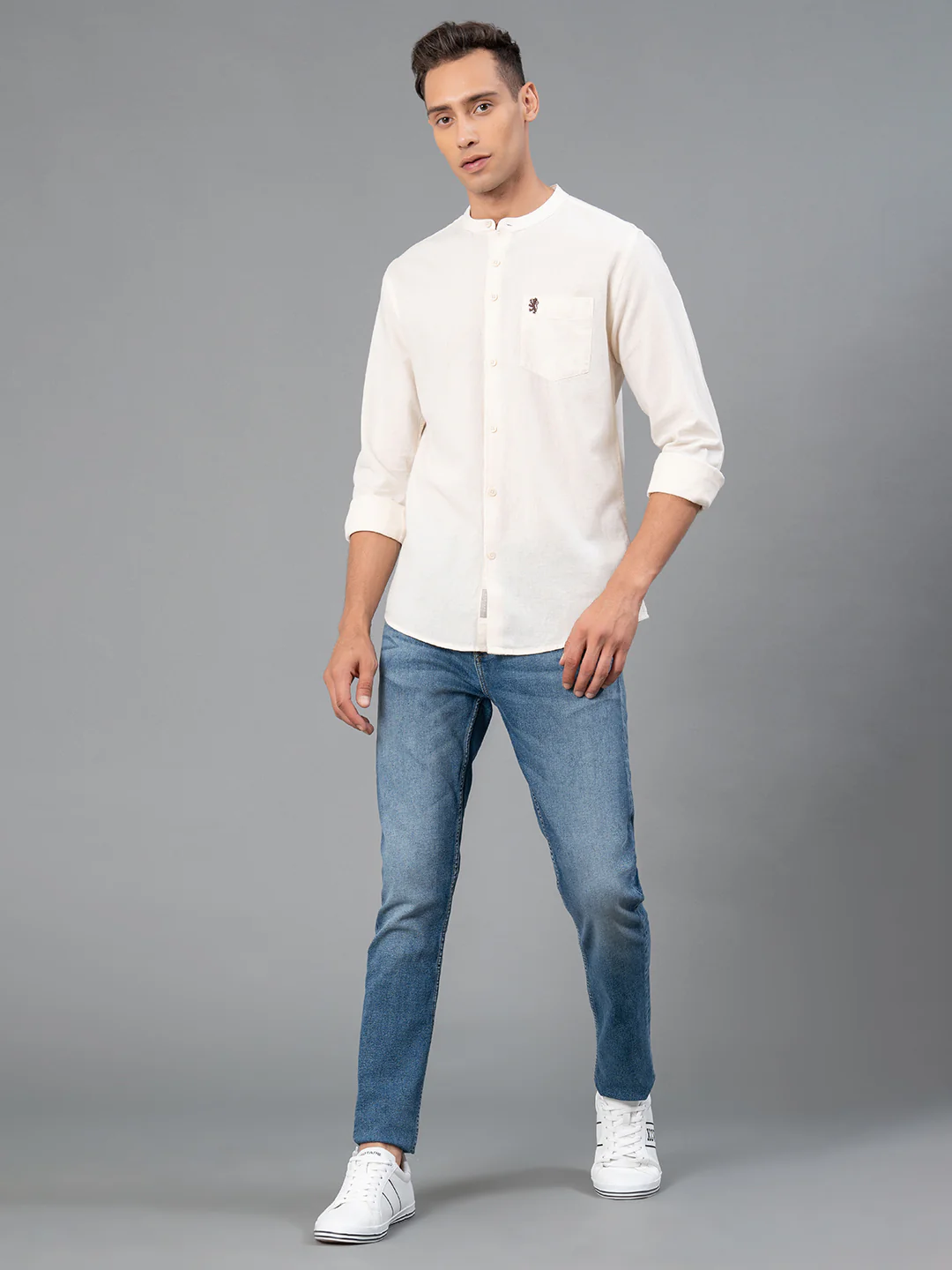 Cotton Linen Men's Shirt - Image 5