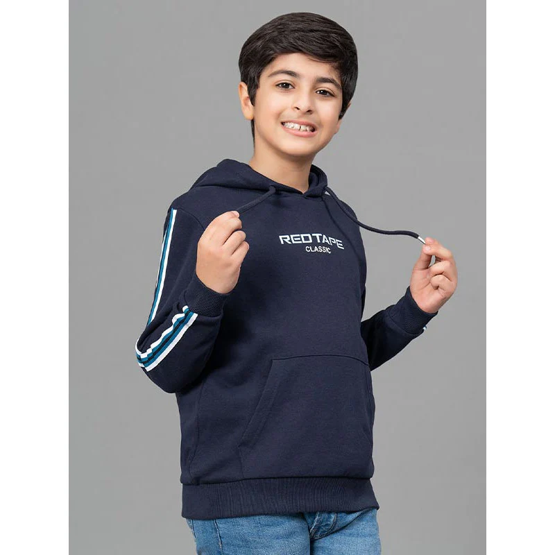 Dark Navy Hoodie for Boy - Image 2